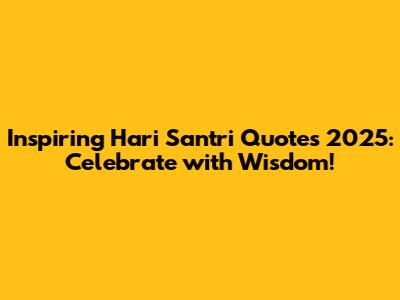 Inspiring Hari Santri Quotes 2025: Celebrate with Wisdom!