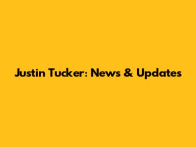 Justin Tucker: News & Updates