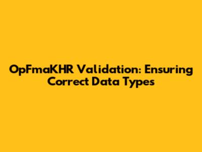 OpFmaKHR Validation: Ensuring Correct Data Types