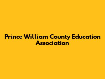 Prince William County Education Association