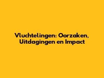 Vluchtelingen: Oorzaken, Uitdagingen en Impact