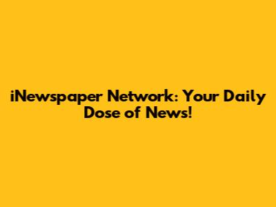 iNewspaper Network: Your Daily Dose of News!