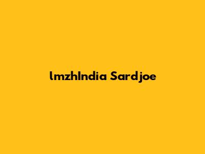 lmzhIndia Sardjoe